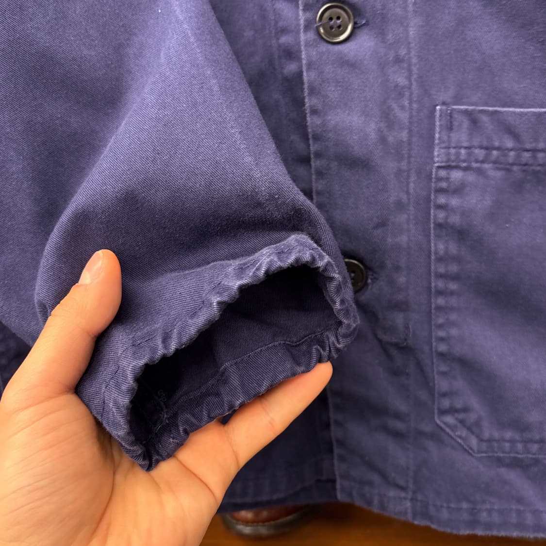 90s 숏카라 프렌치워크자켓 / 초어자켓 이태리생산 N975 상품이미지5