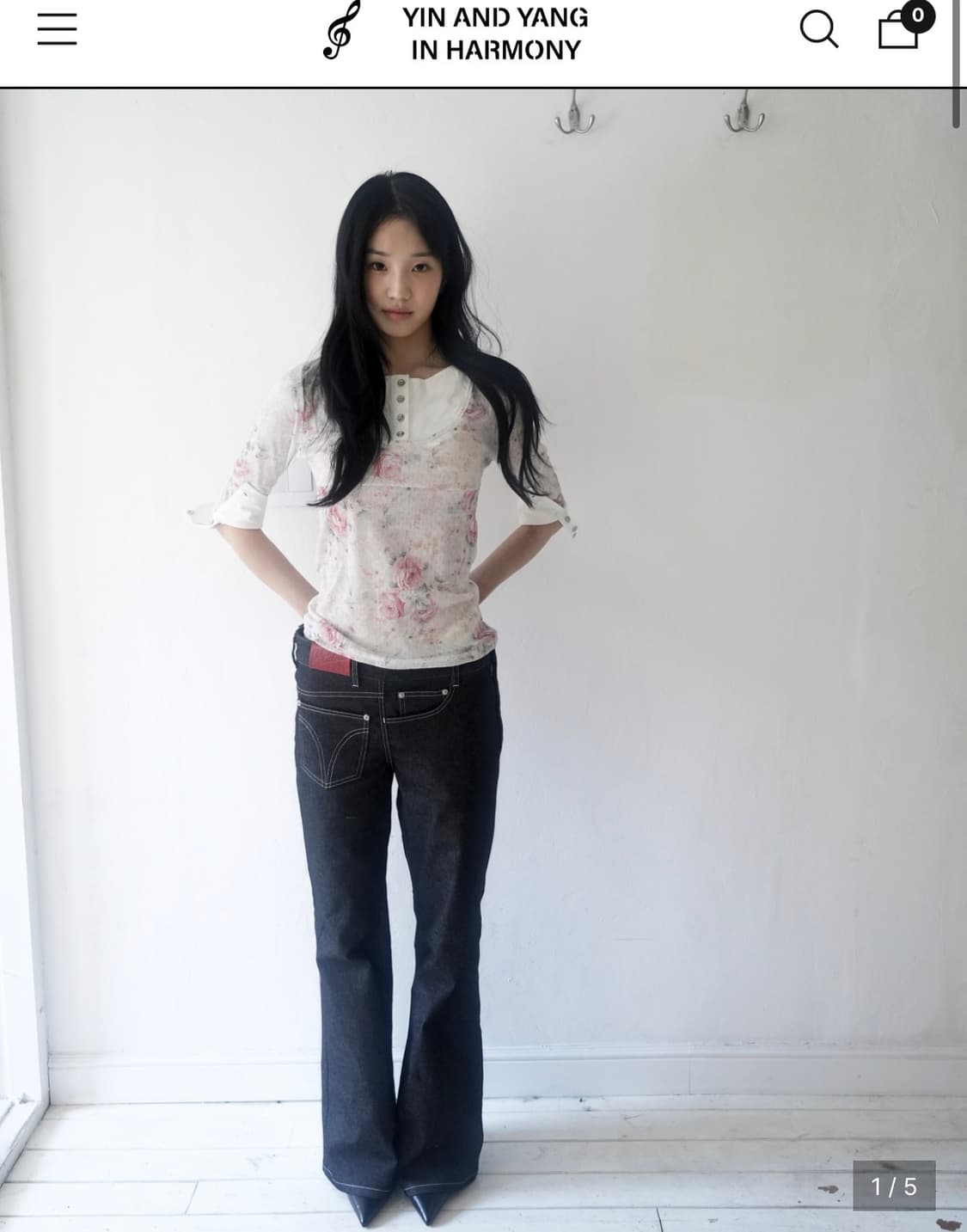 인앤양인하모니 팬츠 flip denim 상품이미지1