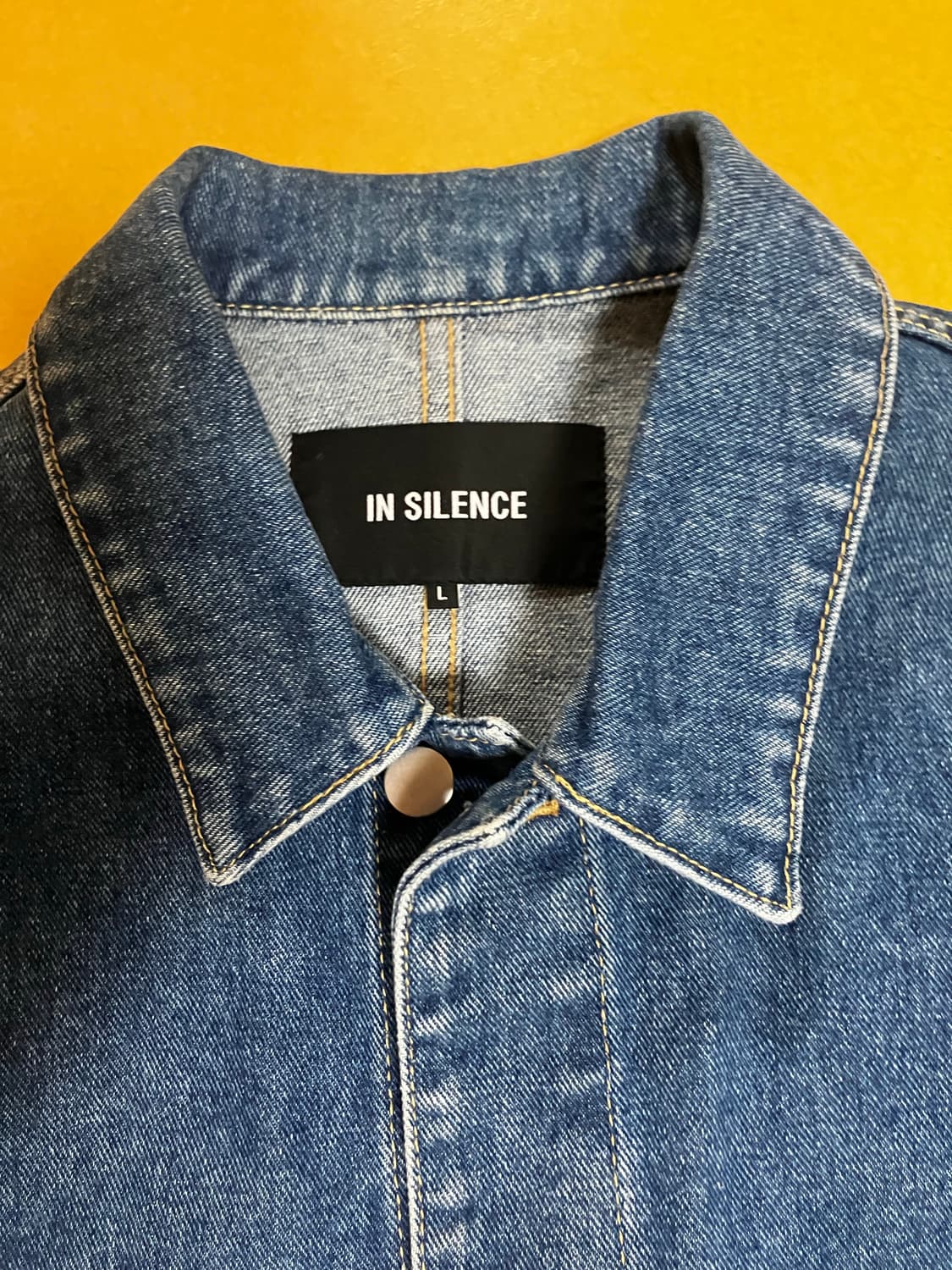 인사일런스 데님 워크 자켓 L 상품이미지3