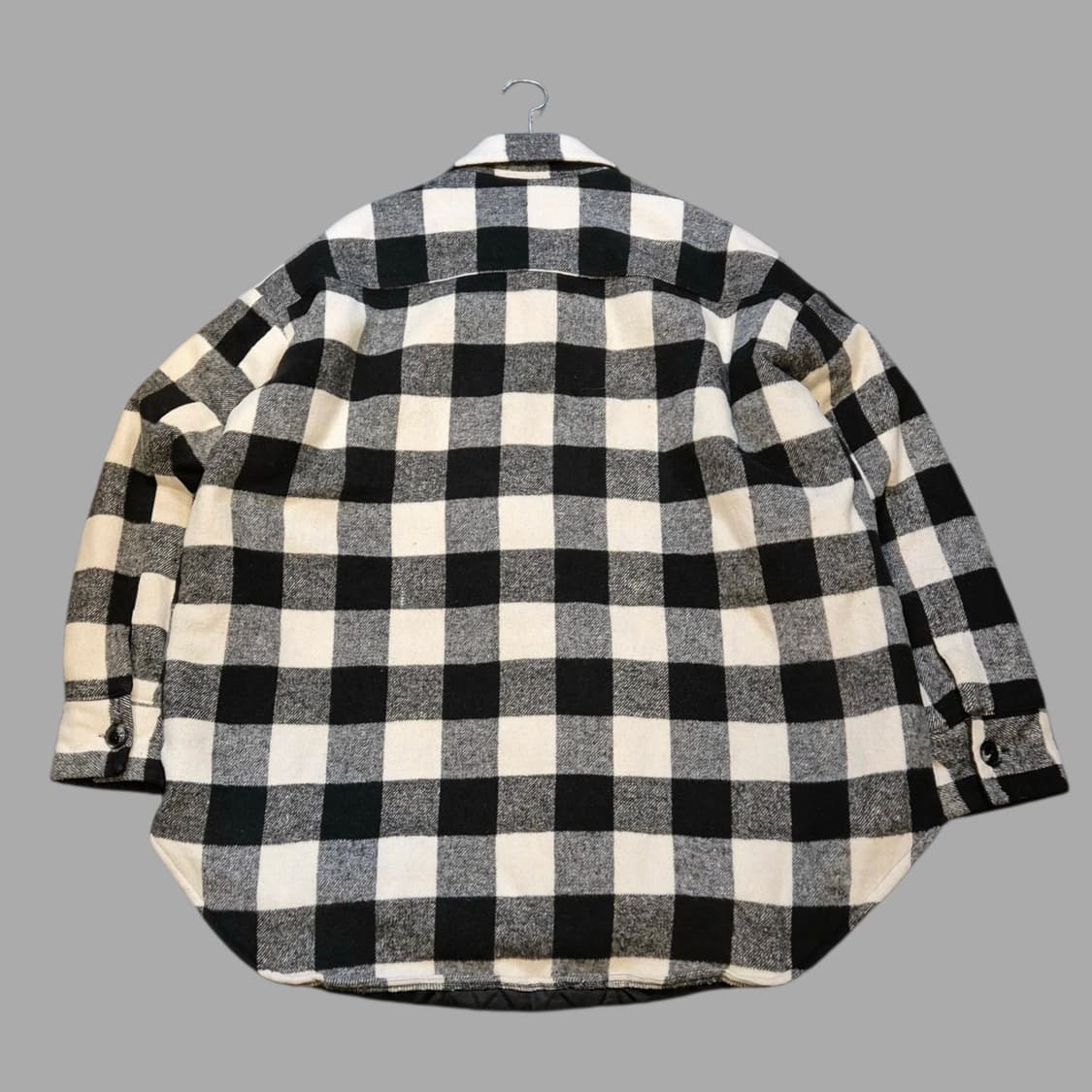 FREE(착샷잇음 ) 체스체크 오버핏 셔츠자켓  상품이미지2