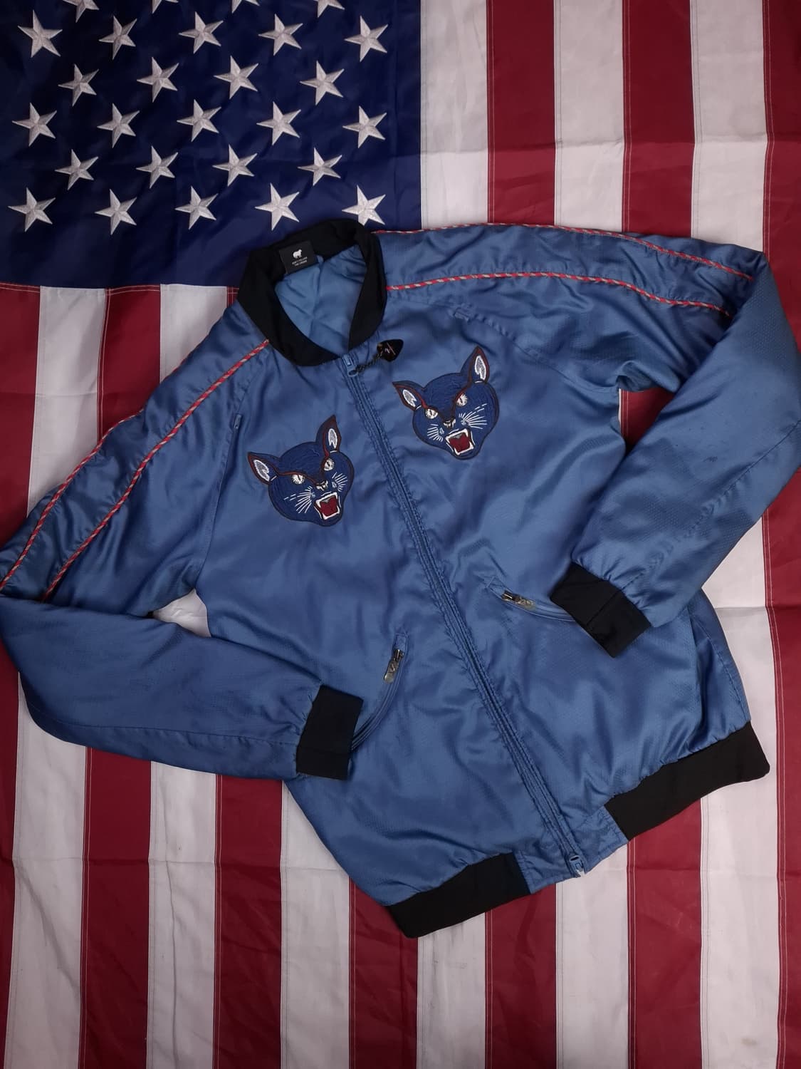 오리지날 푸마 x 미하라 야스히로 블루 자수 수베니어 자켓 상품이미지3