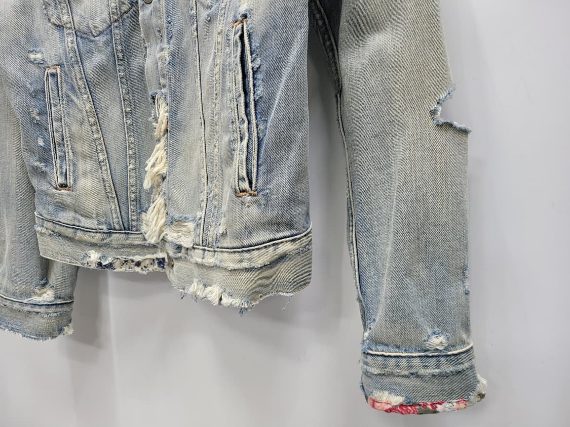 POLO 데님앤서플라이 데미지 트러커 자켓 / 여 S
 상품이미지4