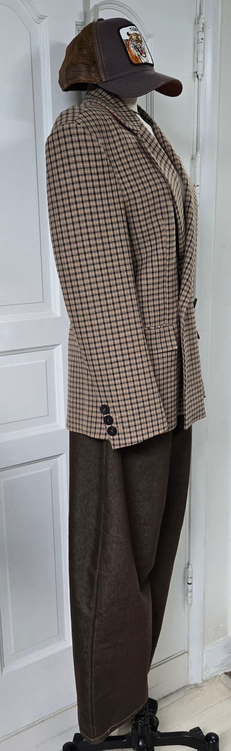 뮤제 musee 체크자켓 상품이미지3