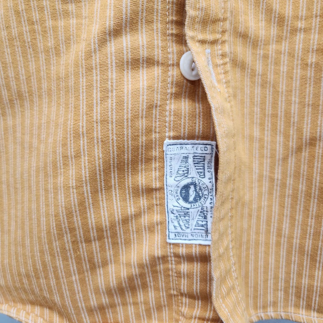 스몰버드 빈티지 스트라이프 워크셔츠 M(M) 남여공용 상품이미지4