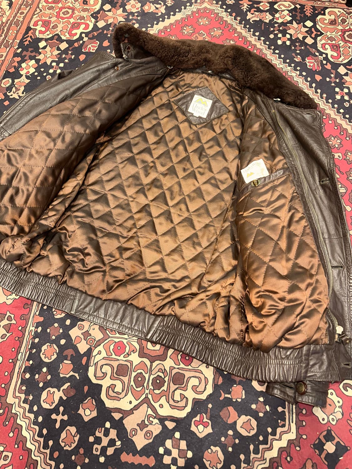 ( L-XL ) 가죽자켓 레더자켓 봄버자켓 a2가죽 밀리터리 워크웨어 상품이미지7