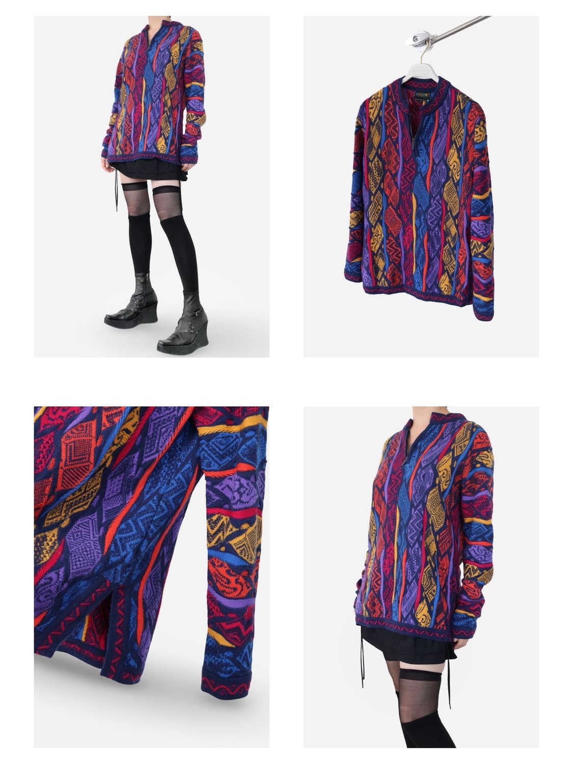 Coogi Australia Multicolor Wool Knit 상품이미지2