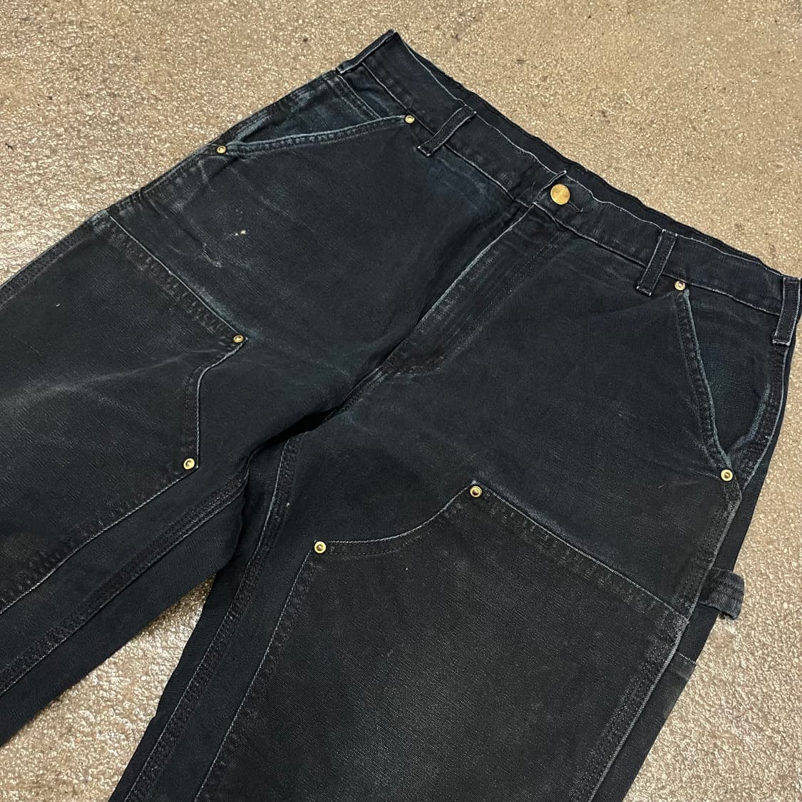 Carhartt 블랙 더블니 팬츠 (32-33“) 상품이미지2