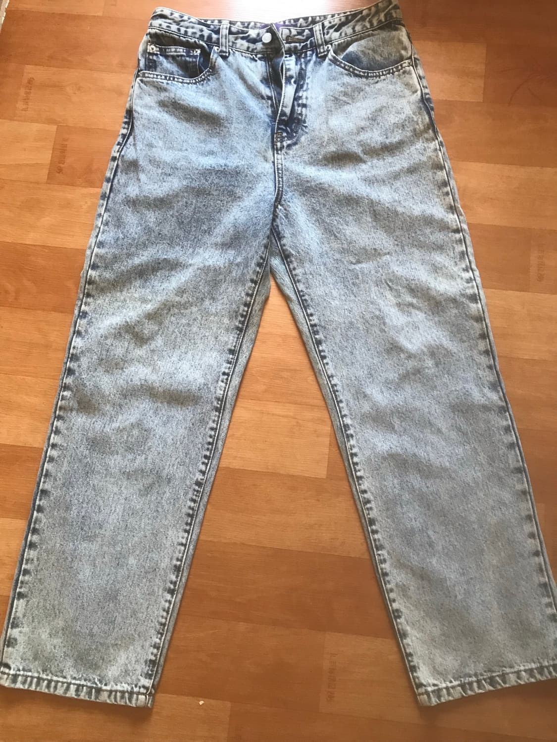 비슬로우 와이드 연청바지 30 상품이미지1