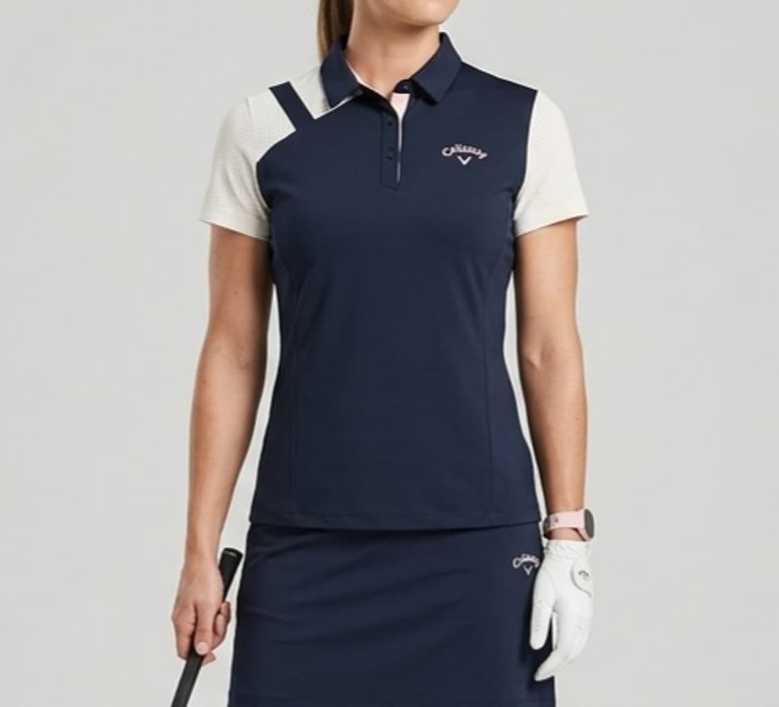 [90]캘러웨이 메쉬 카라 반팔 티셔츠 상품이미지1