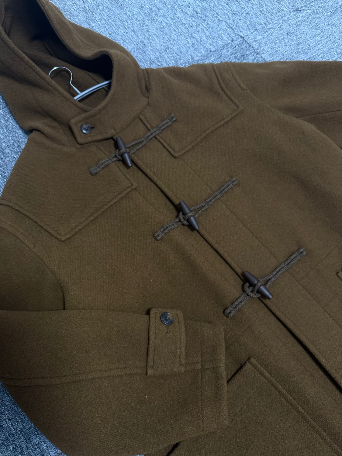 유니클로 브라운 떡볶이 코트 XL 상품이미지1