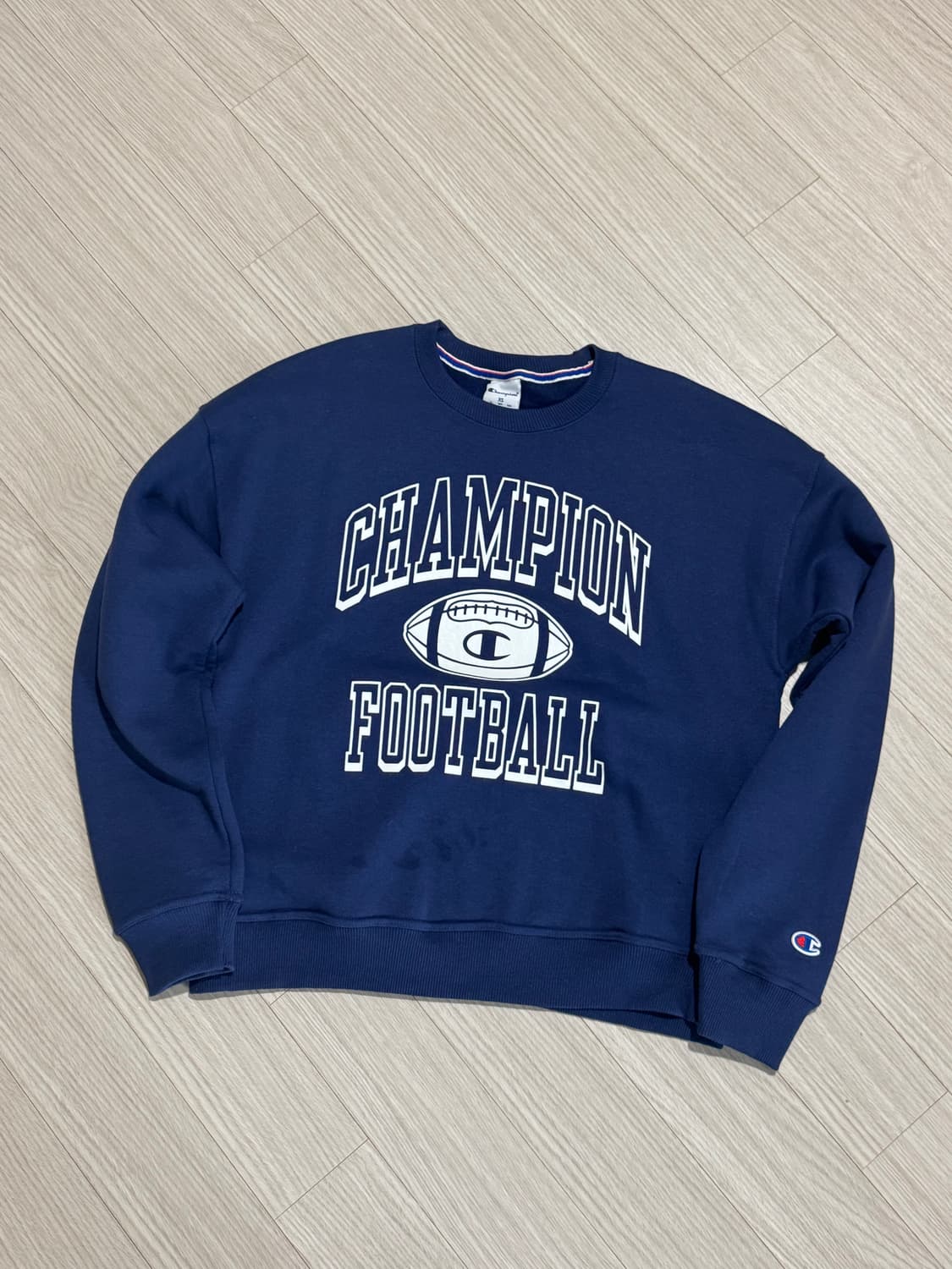 챔피온 풋볼 프린팅 맨투맨 상품이미지1