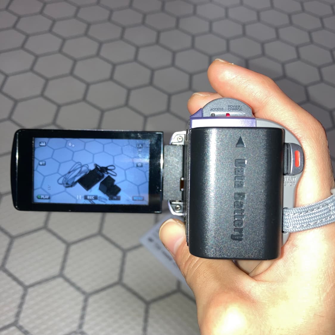 JVC GZ-E345-v 바이올렛 연보라 빈티지 캠코더 상품이미지6