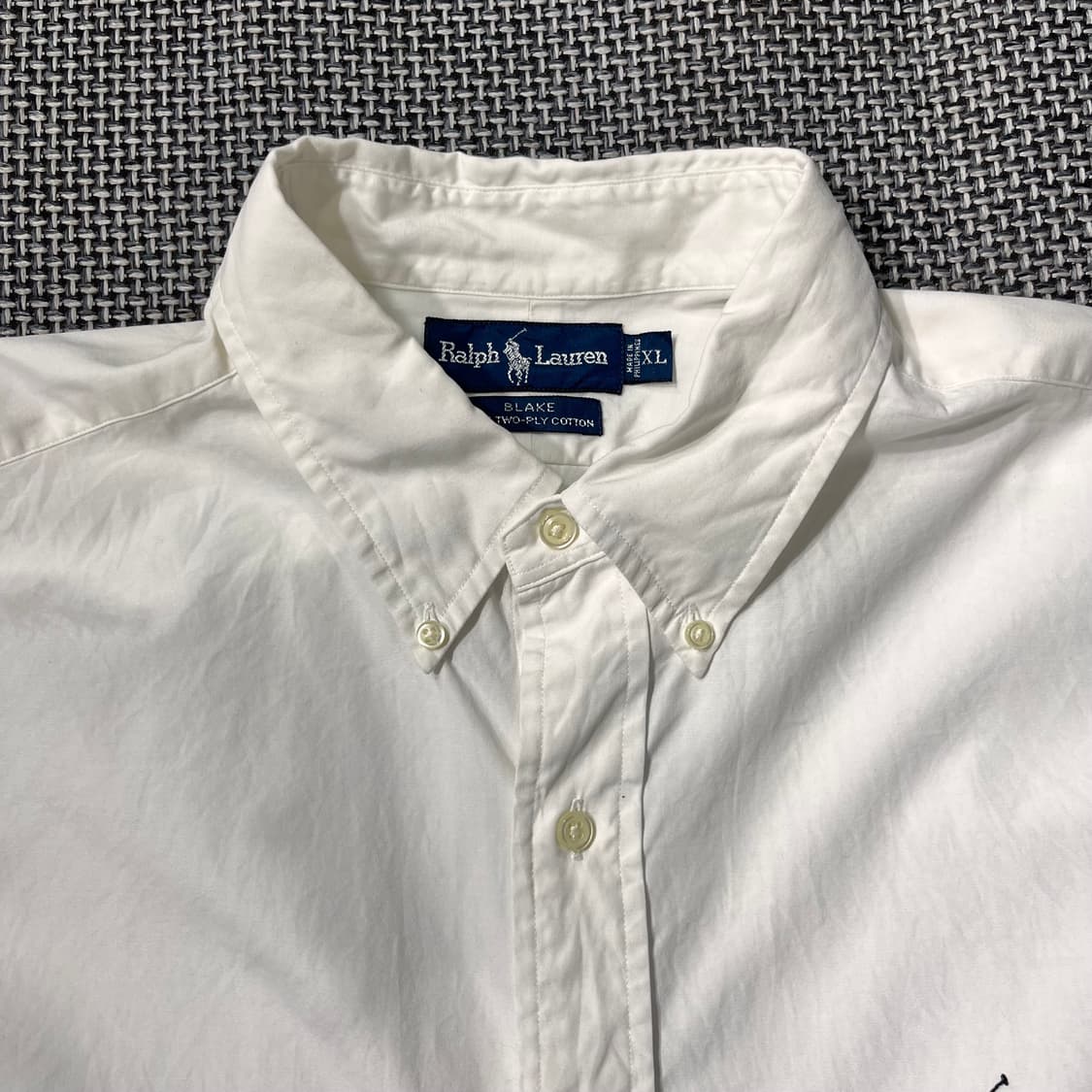 폴로 화이트셔츠 (XL) 상품이미지4