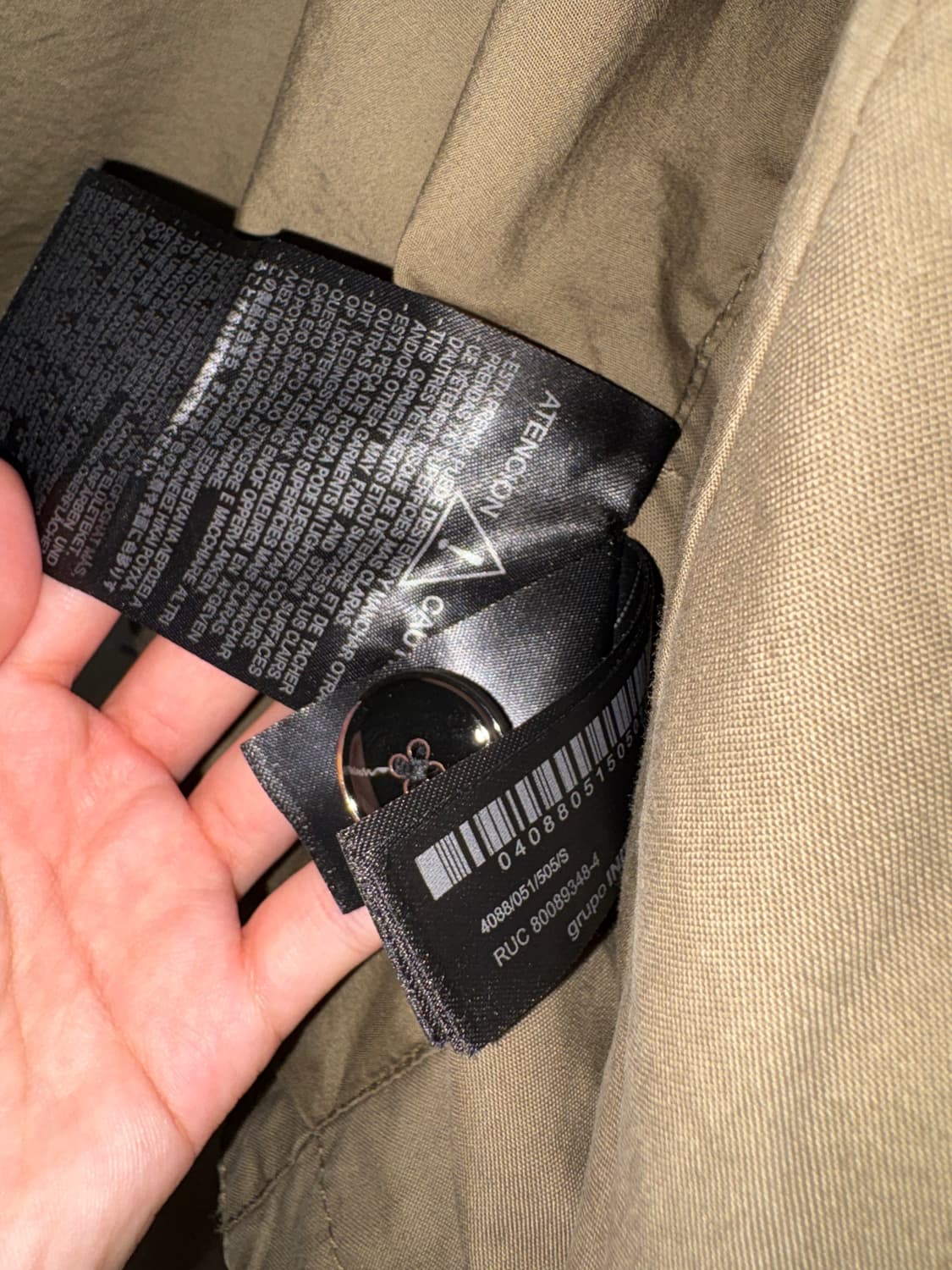 자라 밀리터리 오버사이즈 야상 상품이미지6