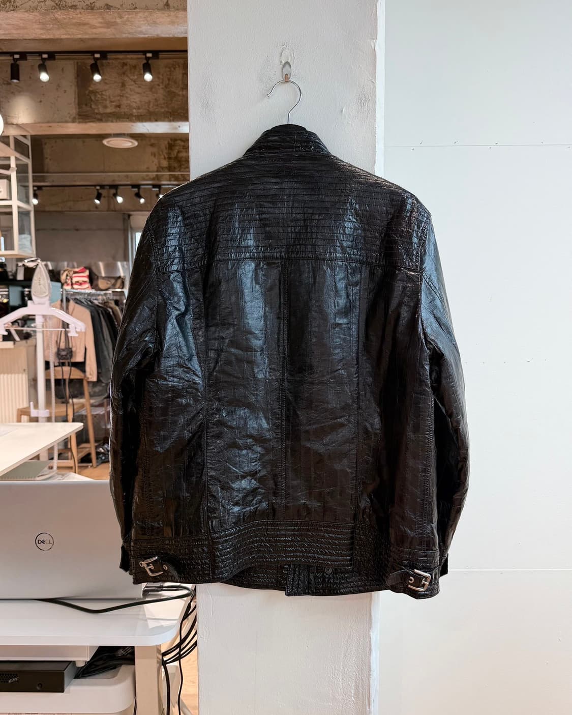 돌체앤가바나 블랙 일 스킨 바이커 자켓  상품이미지7