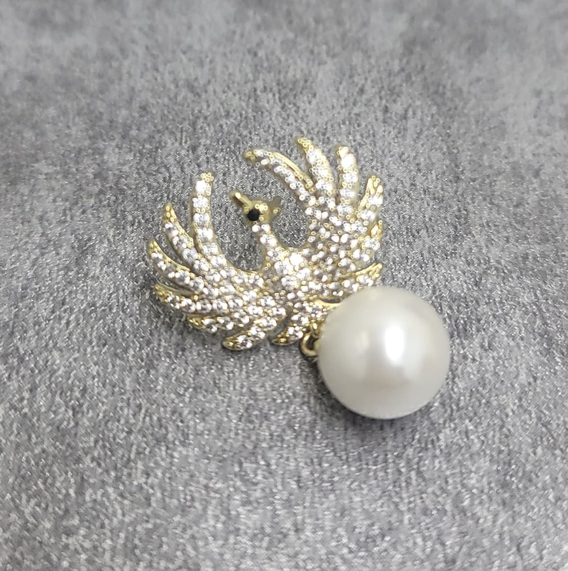 pave pearl earrings 상품이미지2