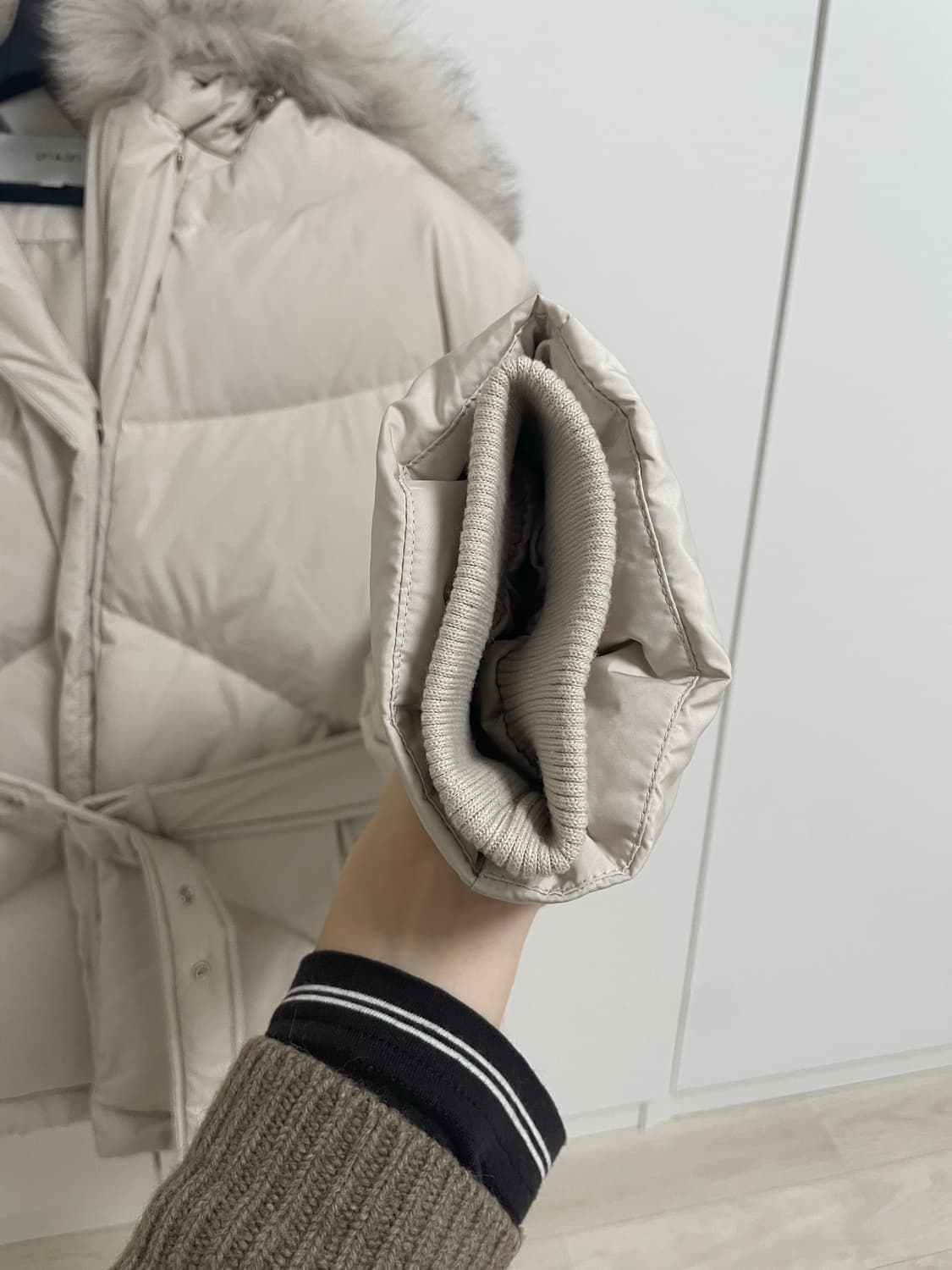 Belted Goose Down NEP4XMA05_91 상품이미지5