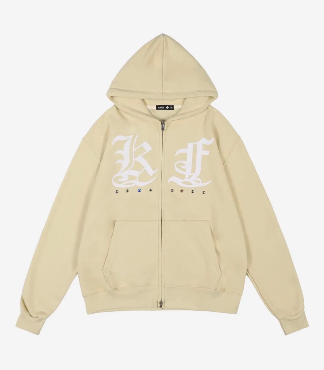 카이파이 글린트 스터드 후드집업 옐로우 상품이미지3