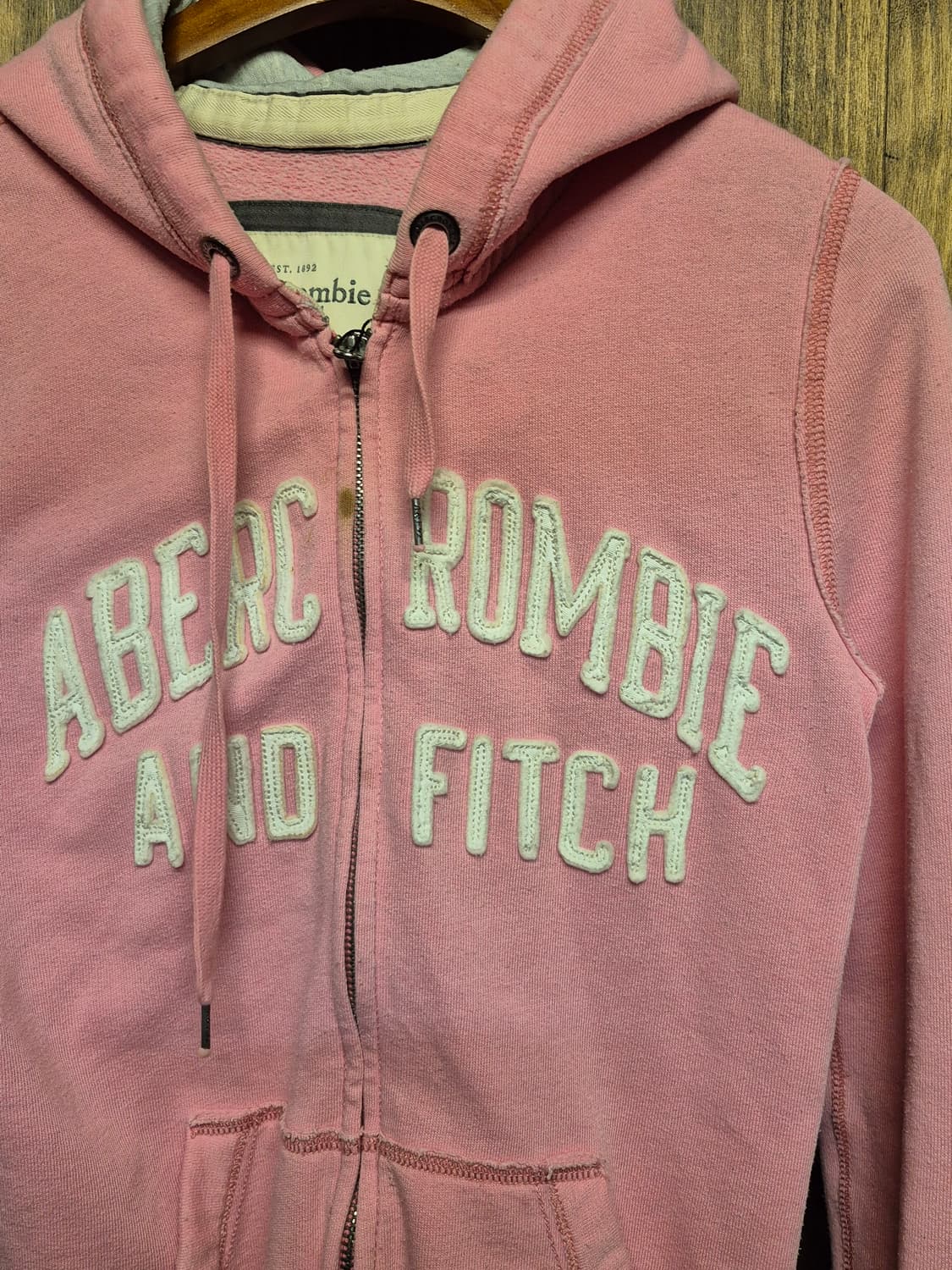 ABERCROMBIE PINK HOODIE ZIPUP  상품이미지5