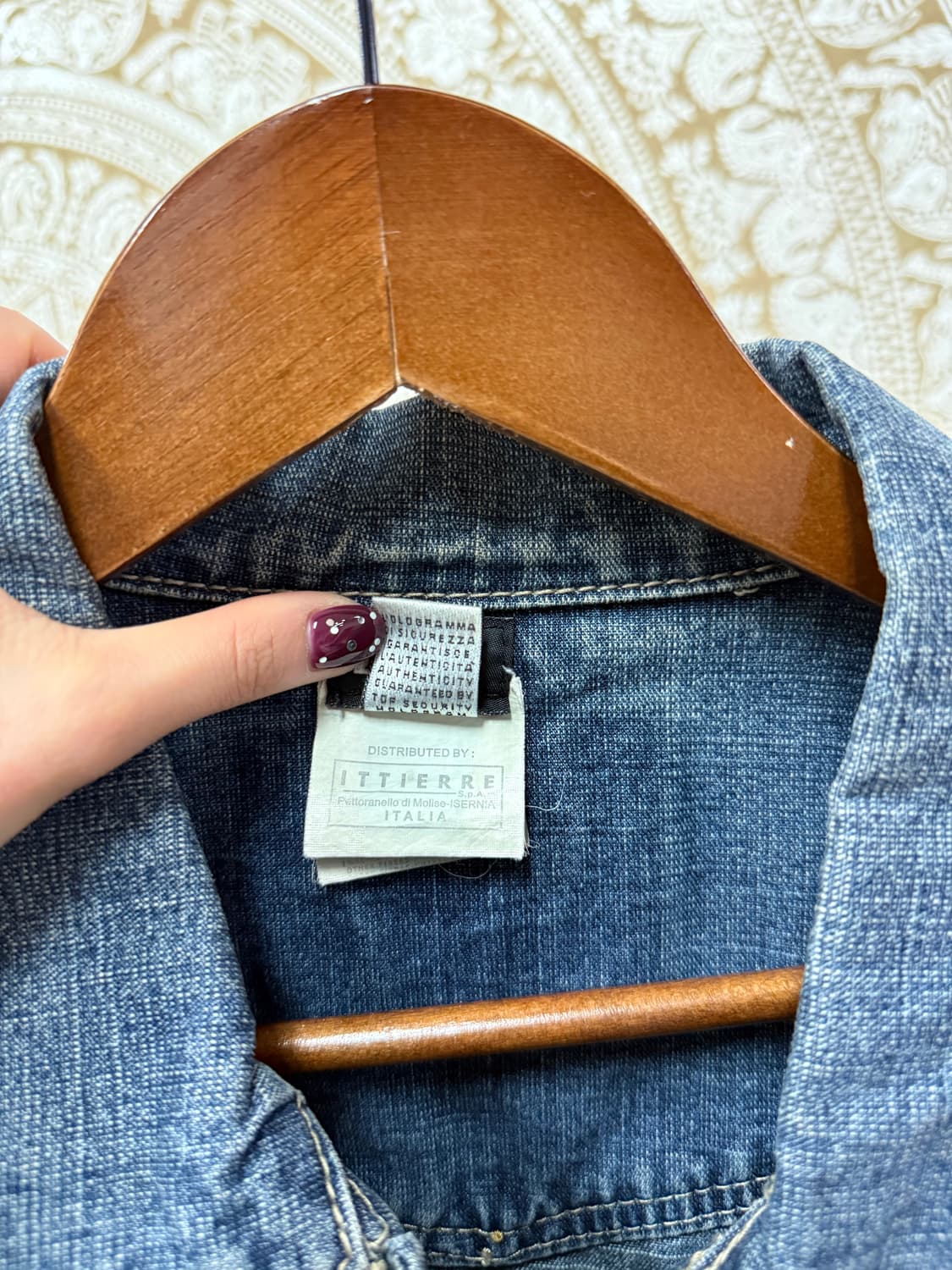 돌체앤가바나 여성 D링 데님 트러커 자켓  상품이미지6