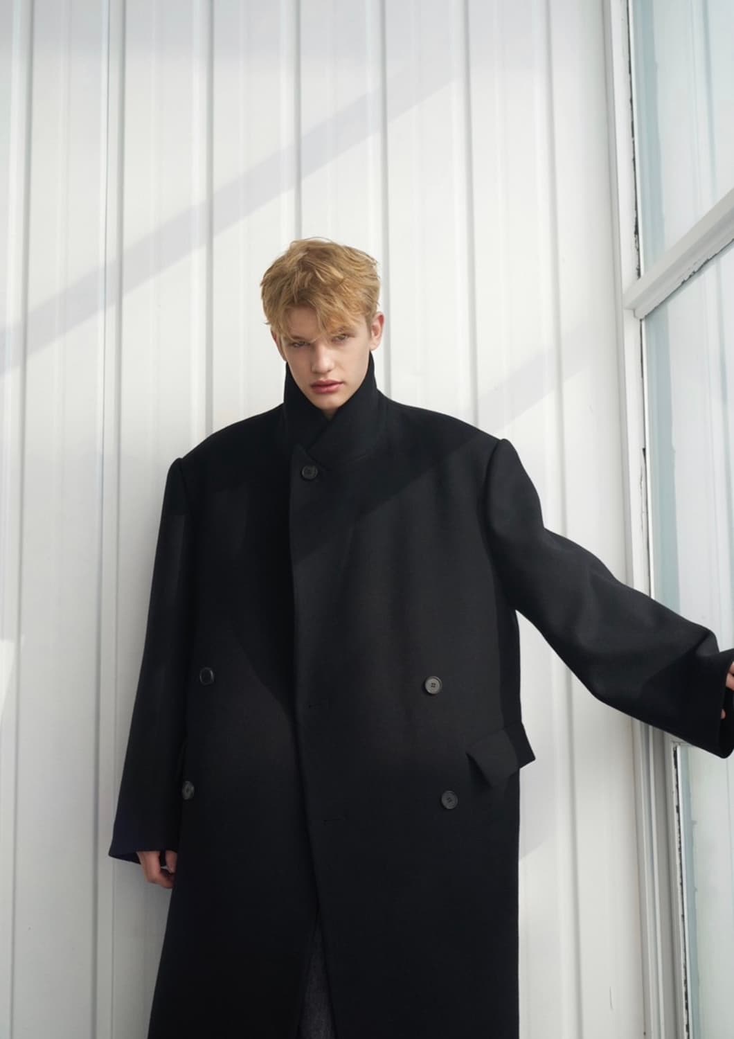 yiyae 오버핏 더블코트 상품이미지1