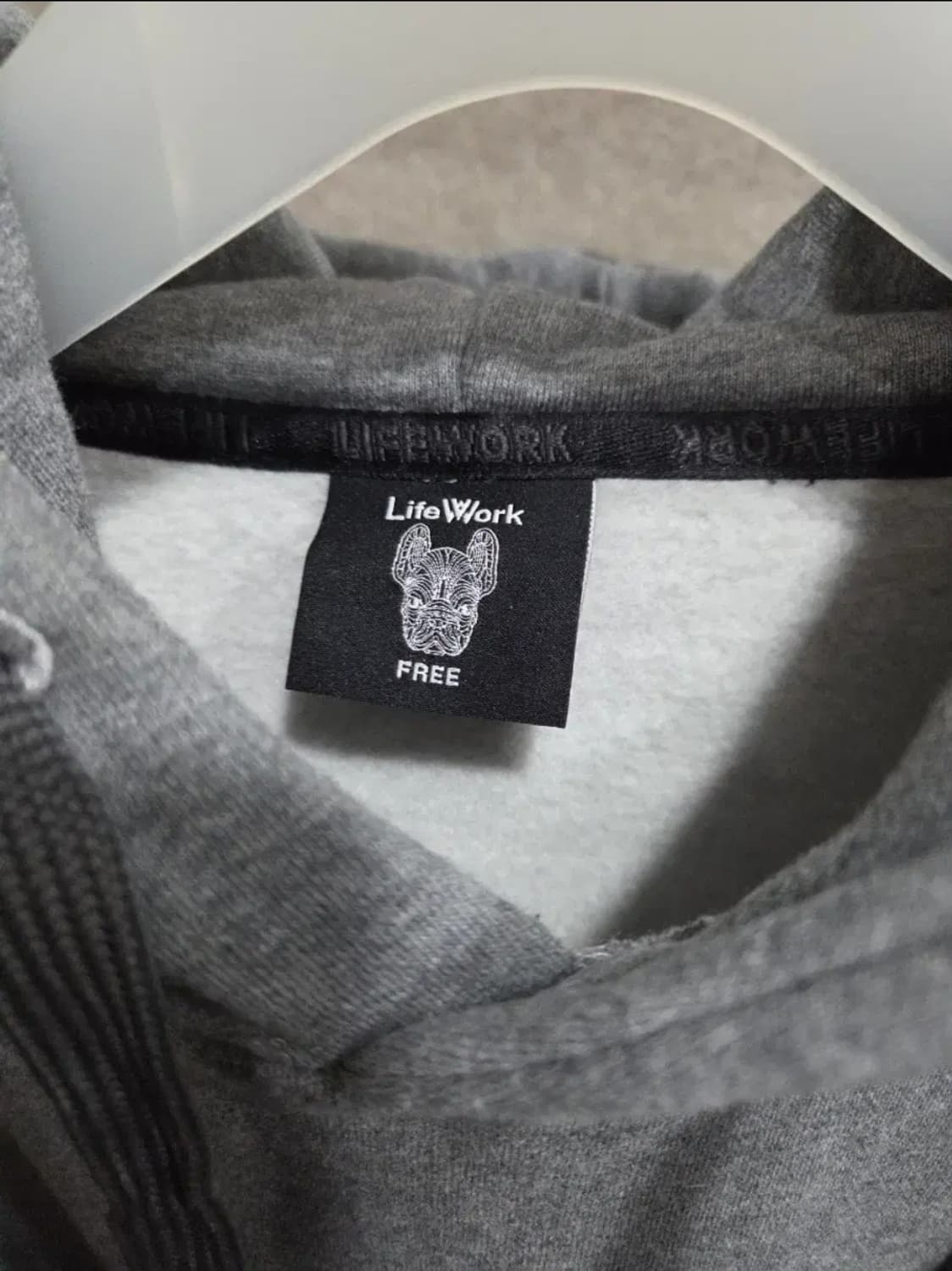 여성 free 라이프워크 기모 후드 원피스 상품이미지4