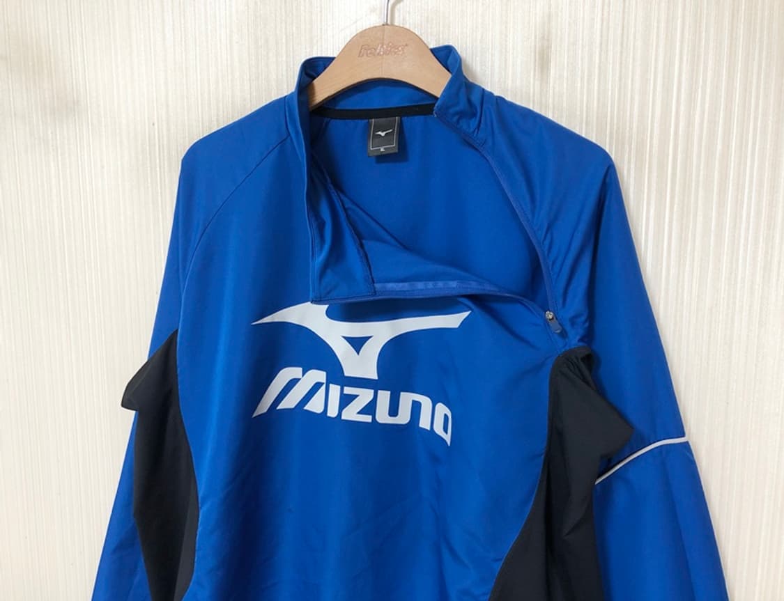 미즈노(MIZUNO) 사커 빅로고 우븐피스테/웜업바람막이 XL 상품이미지6