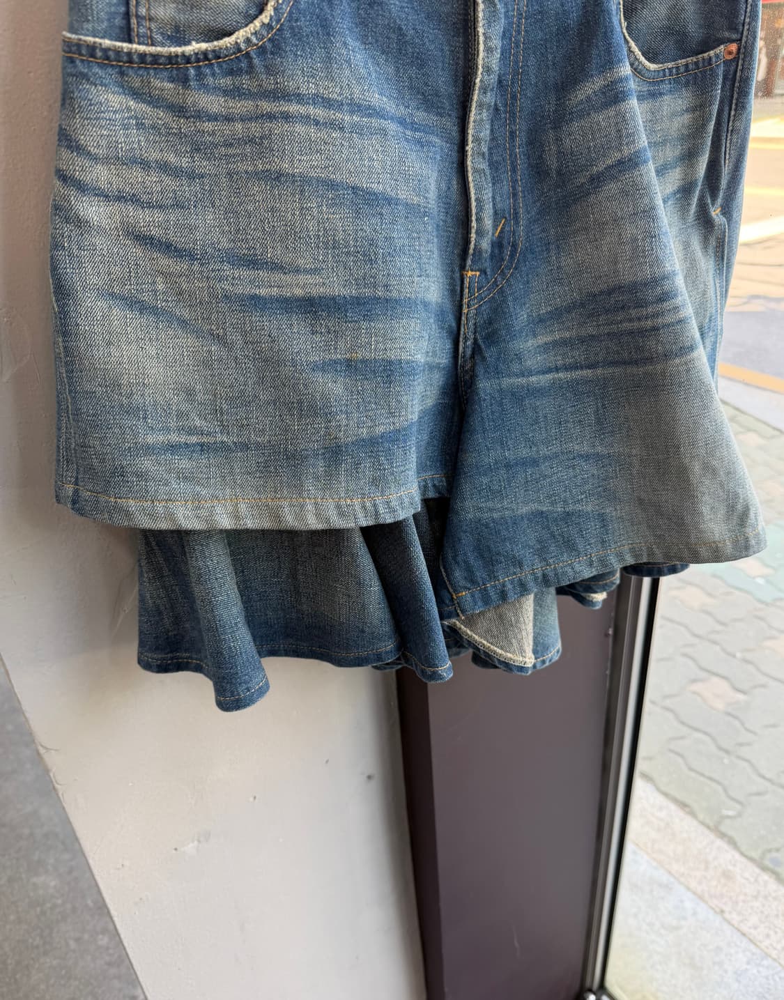 M/ 준야와타나베 10AW 플레어 데님 스커트 상품이미지4
