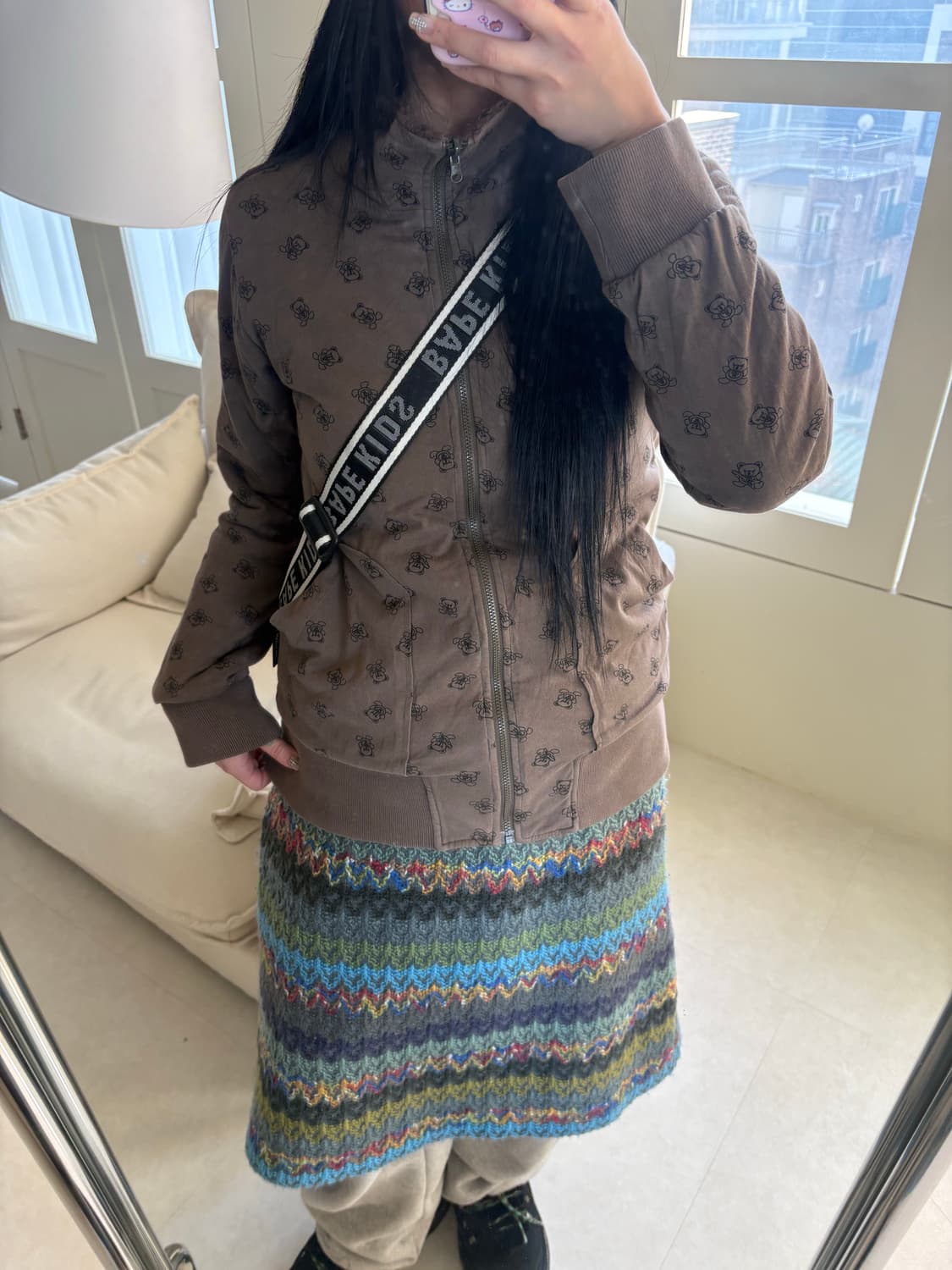 히스테릭글래머 퍽베어 리버시블 퍼 자켓 상품이미지2