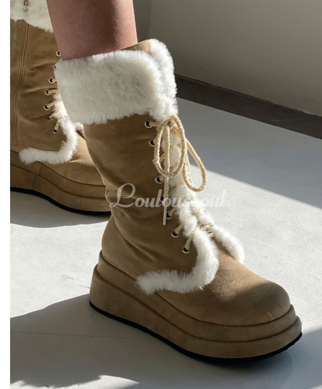 루루서울 윈터 엔젤 퍼 부츠 230
 상품이미지5