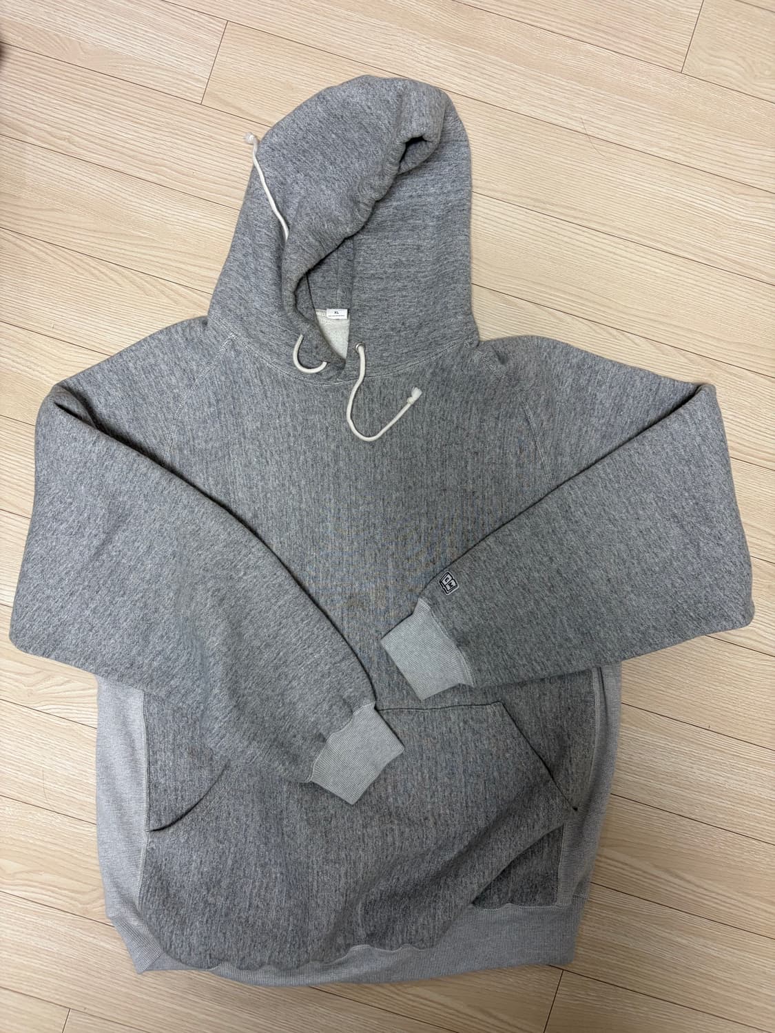 엔즈앤드민즈 그레이 후드티 상품이미지1