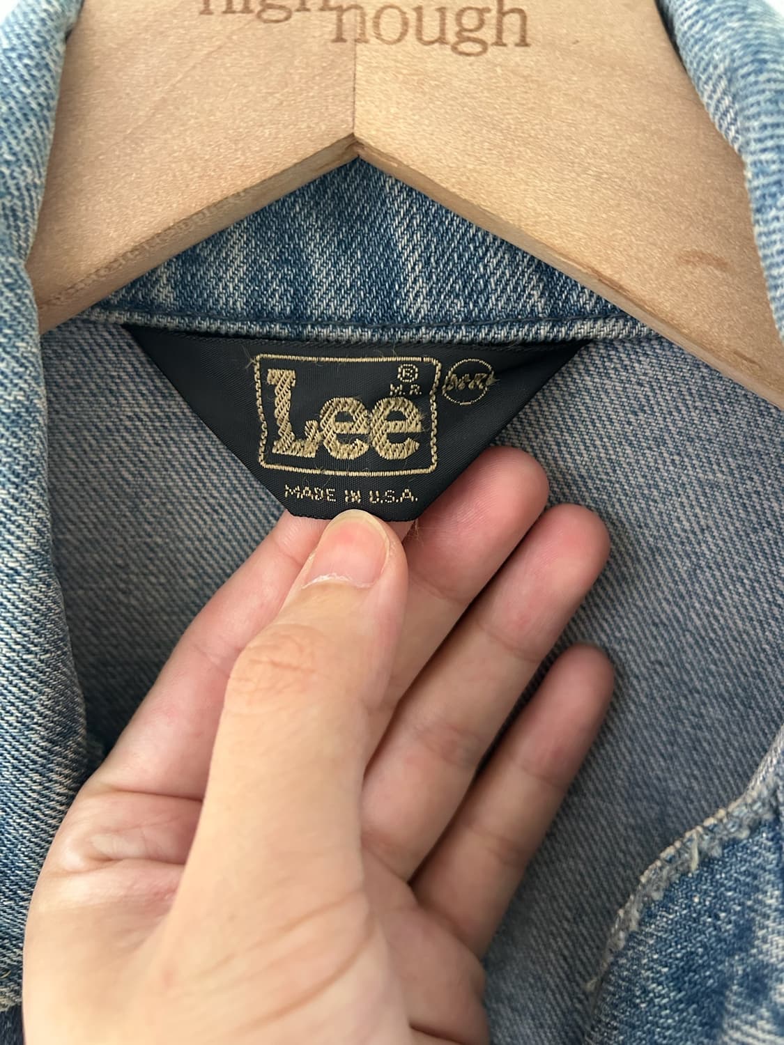 70's Lee Bush denim chore jacket. 상품이미지2