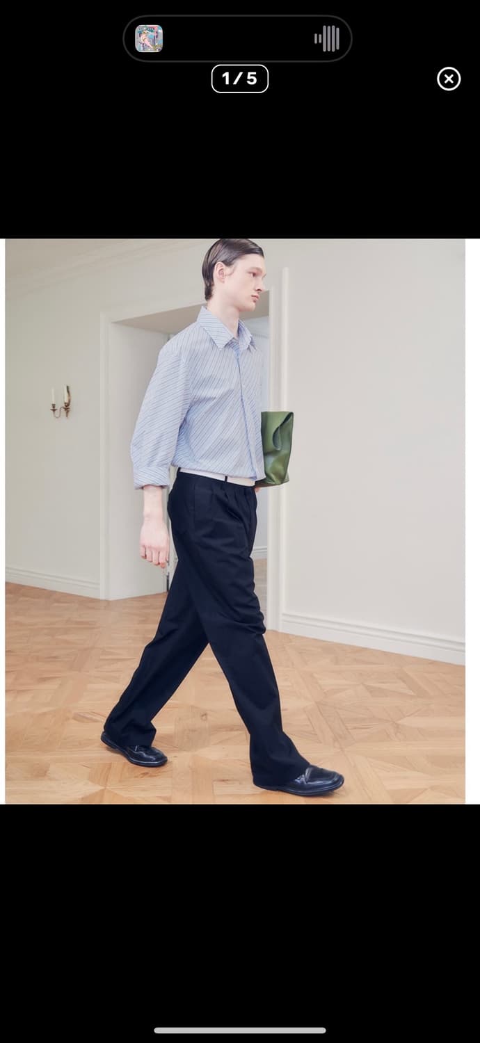 Aieul 스트라이프 셔츠 48 사이즈 상품이미지1