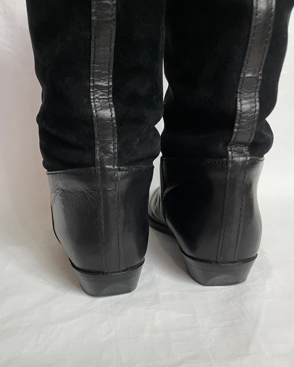 90s Made in Italy 빈티지 스웨이드 롱 부츠 상품이미지8