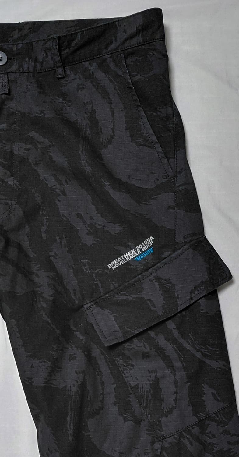 [L] BREATH feat. wolfs 타이거 카모 립스탑 카고팬츠 상품이미지4