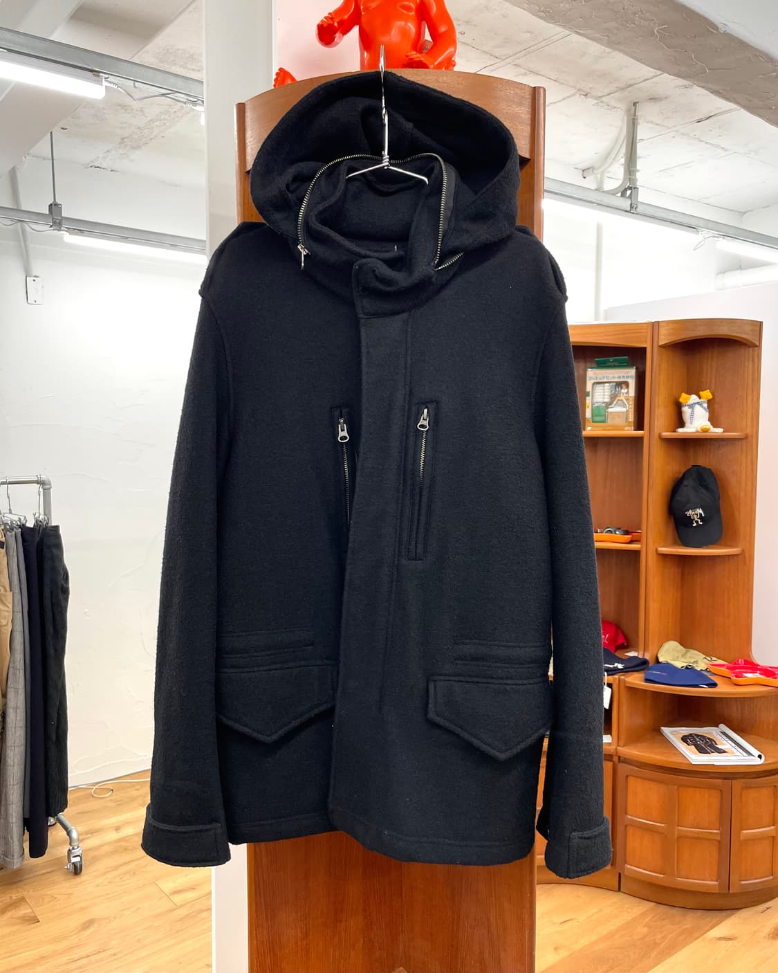 [S] 카반드주카 울 후드 자켓 상품이미지1