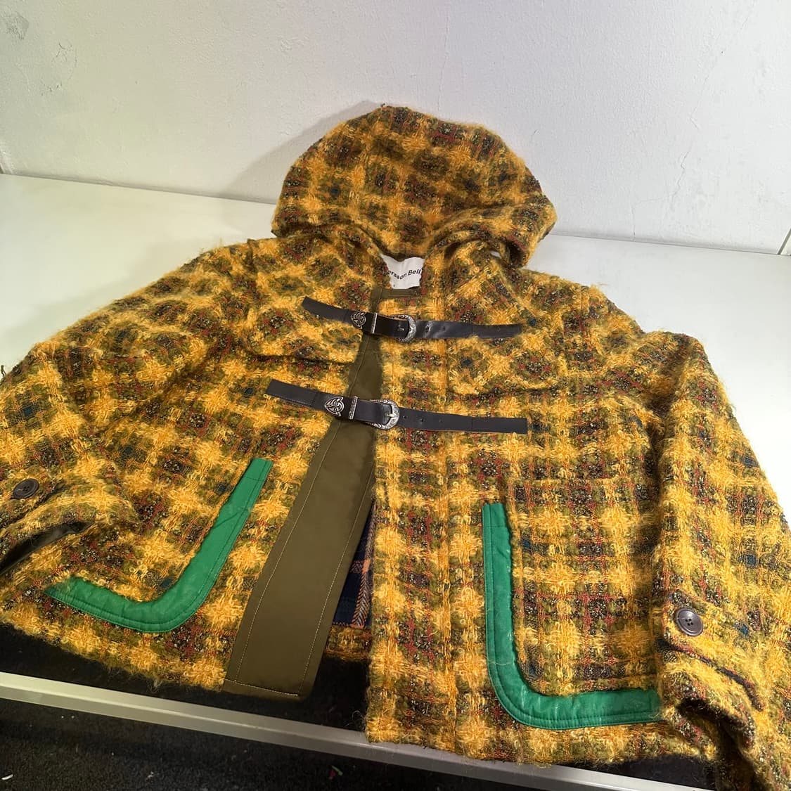 S 95 앤더슨벨 다샤 트위드 숏 더플코트 상품이미지1