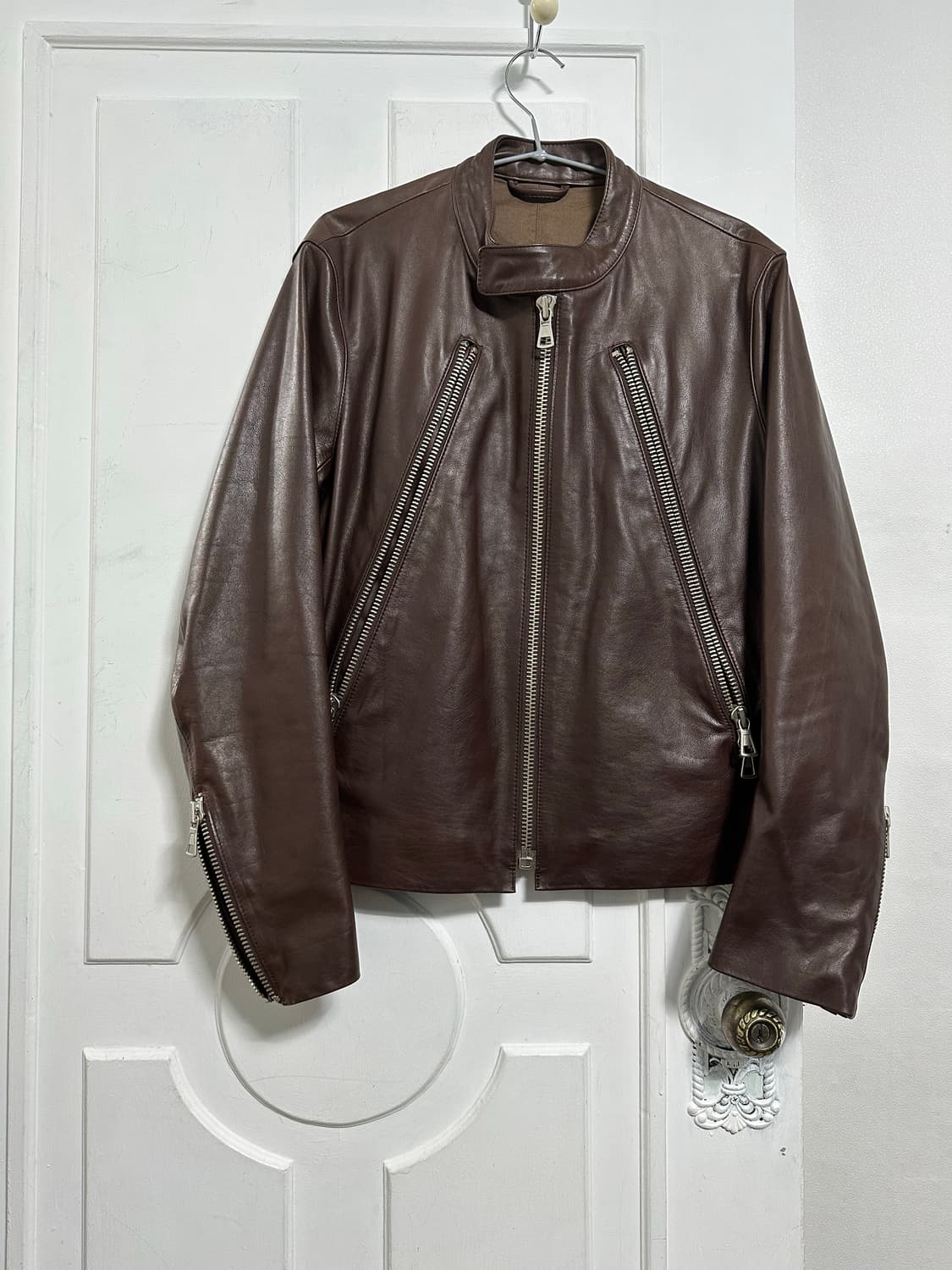 쉽스킨 바이커 자켓 상품이미지1