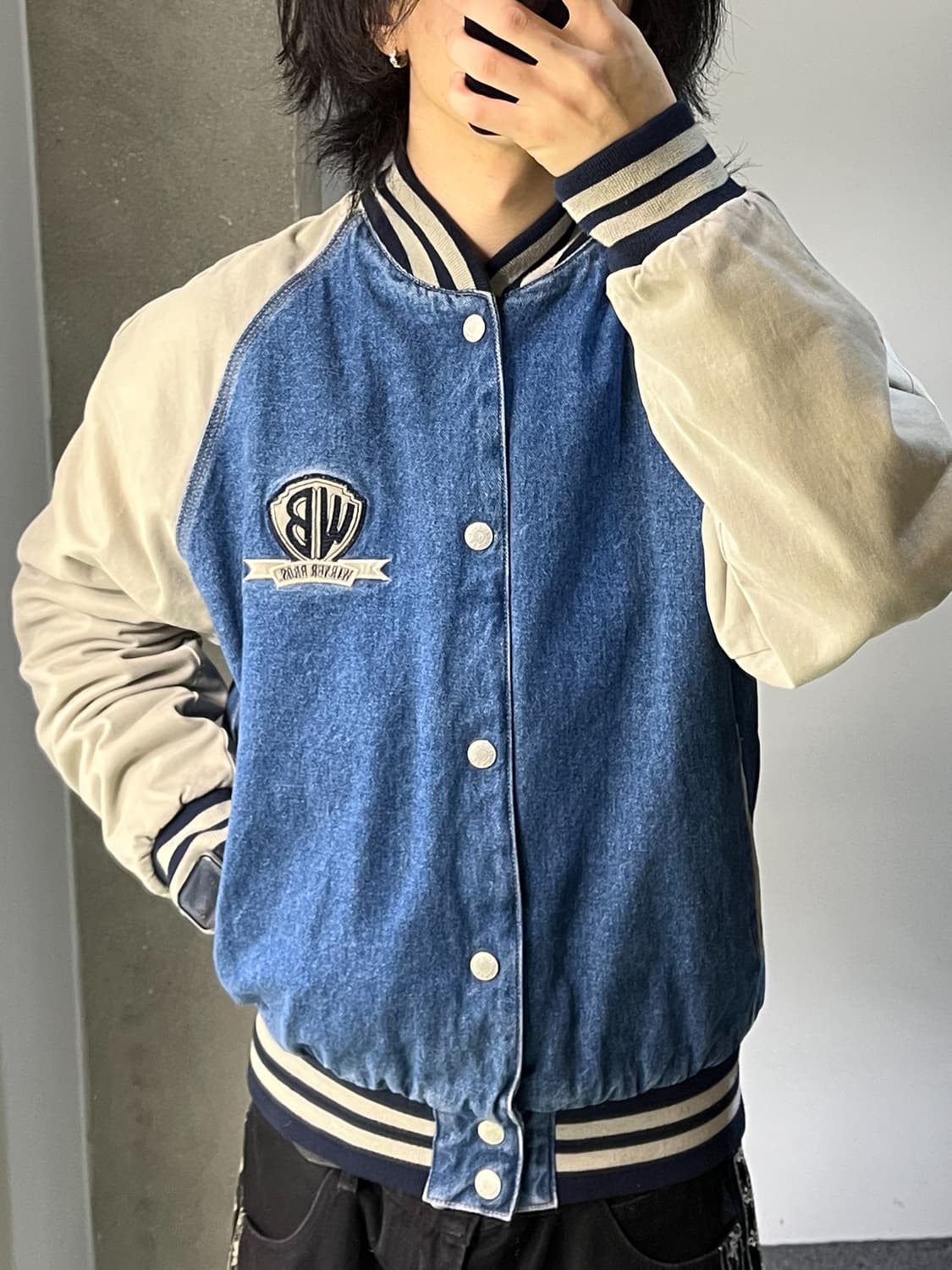 워너브라더스 루니툰즈 데님 바시티 자켓 상품이미지2