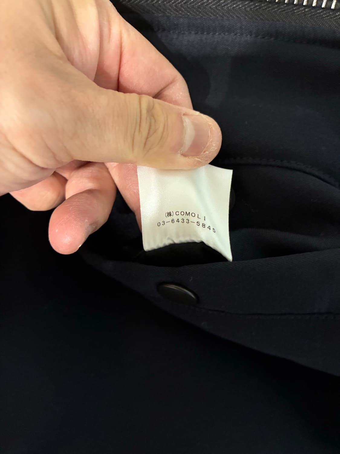 코모리 21aw 실크나이론 MA-1 3사이즈 샘플 상품이미지6