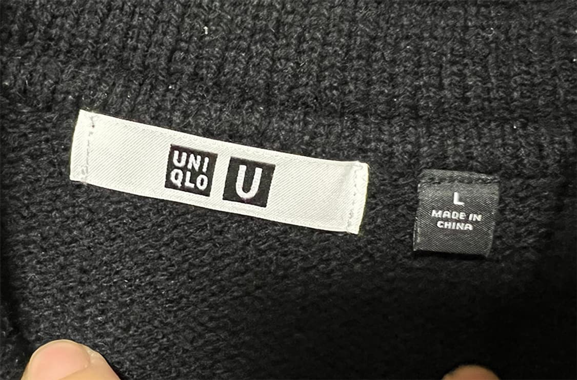 유니클로 남자 카라넥 울 가디건 추동 투포켓 L 100 상품이미지3