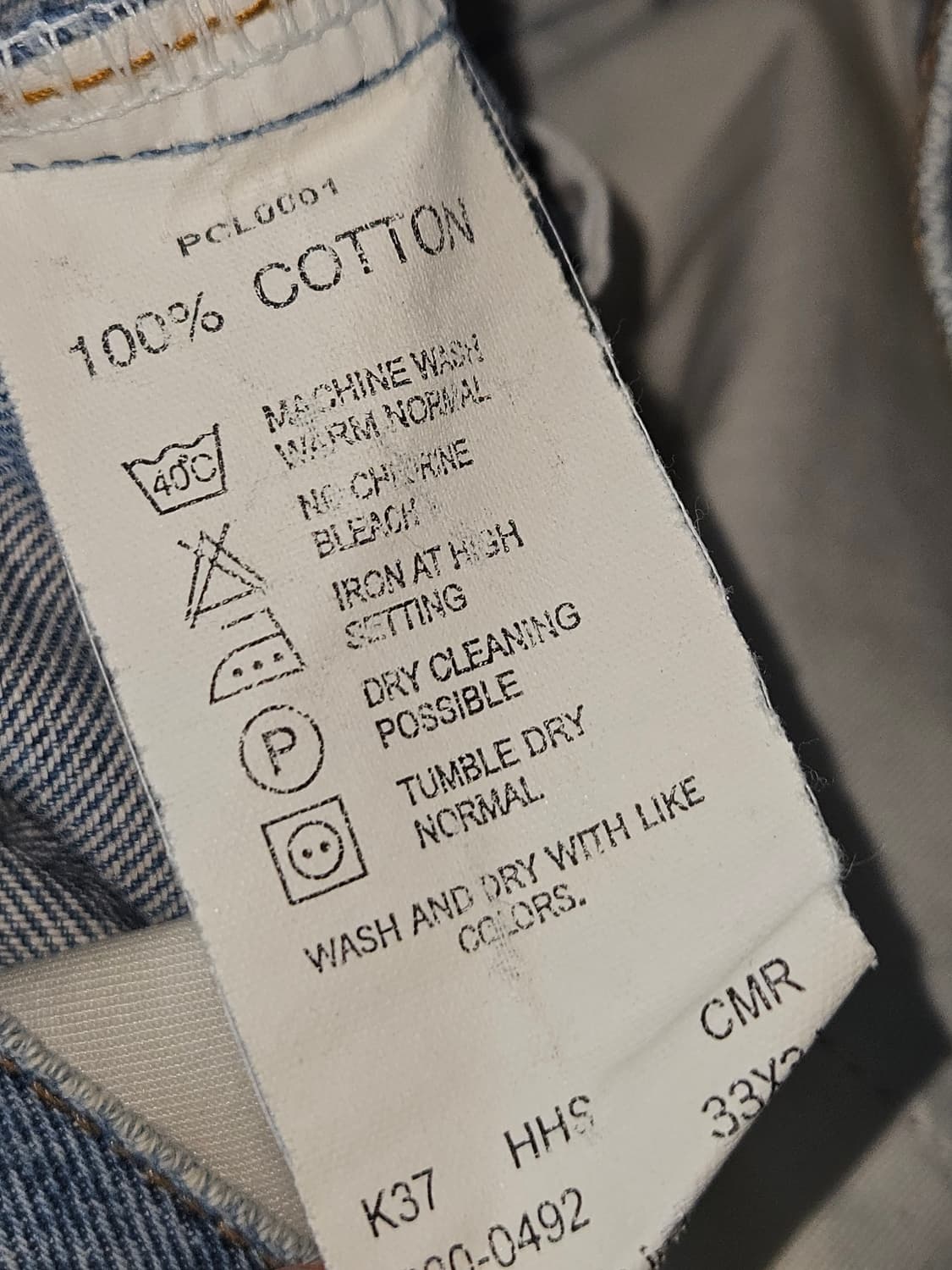 리바이스 220 오렌지탭 데님팬츠 USA 빈티지 33X34 상품이미지4