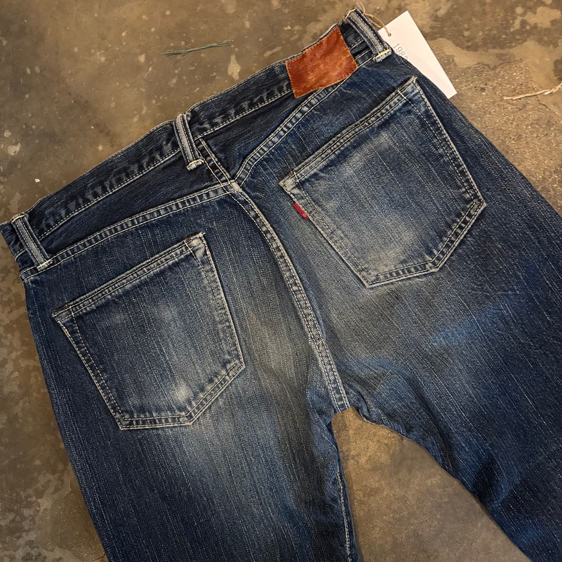 일본 이터널 하프 셀비지 데님 팬츠 상품이미지9