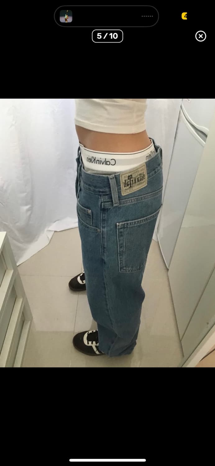 리바이스 로우라이즈 배기 데님 새깅 가능 상품이미지4