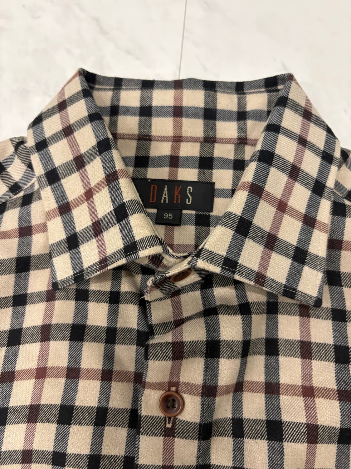 daks vintage house check shirt 상품이미지3