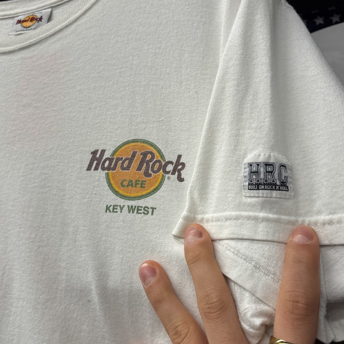 00s 하드락카페 로컬시티 시리즈 키웨스트 프린팅 티셔츠 N1212 상품이미지5