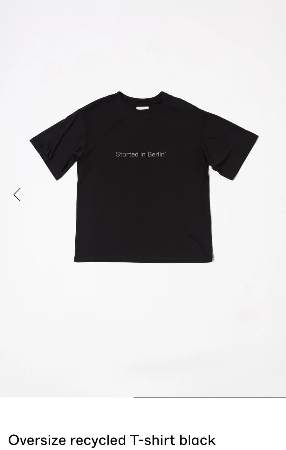 [XL] 옵티미스틱 러너스 Oversize recycled T-shirt 상품이미지1