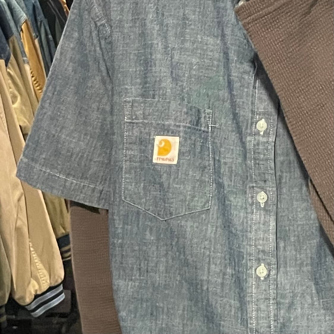 [IM] carhartt 칼하트 데님 반팔셔츠 상품이미지6