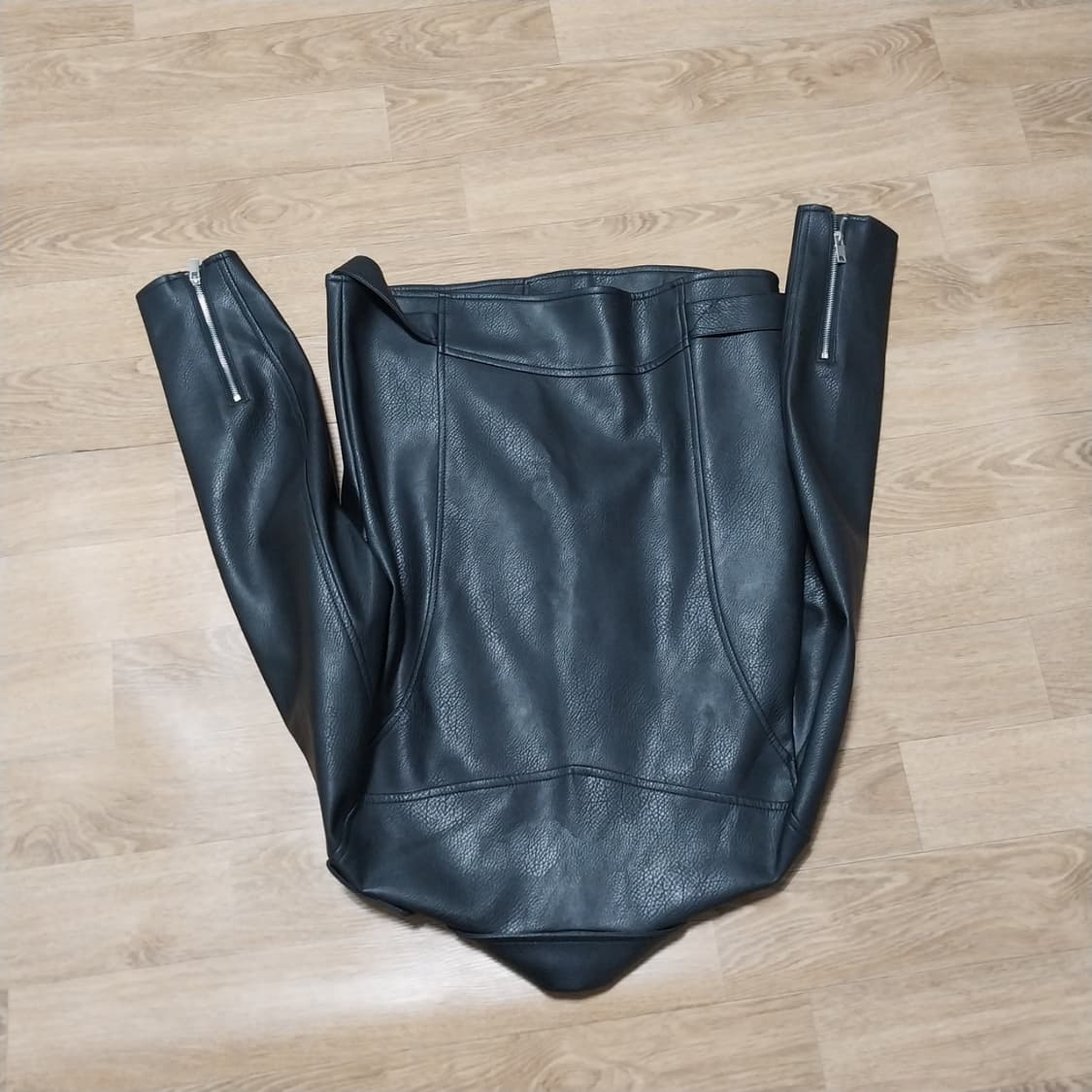 인조가죽 라이딩 자켓 남성95  상품이미지3