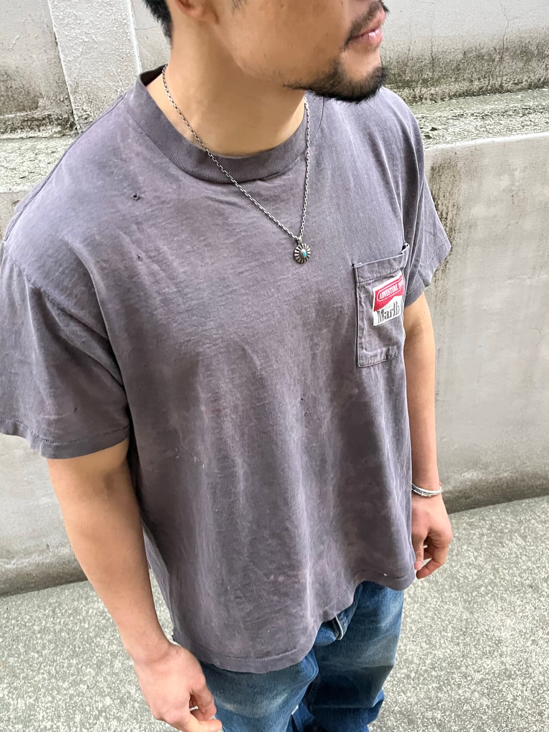 90s 말보로 코요테 빈티지 티셔츠(distressed) 상품이미지4